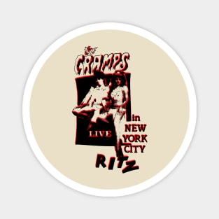 the cramps live in new york offset graphic Magnet